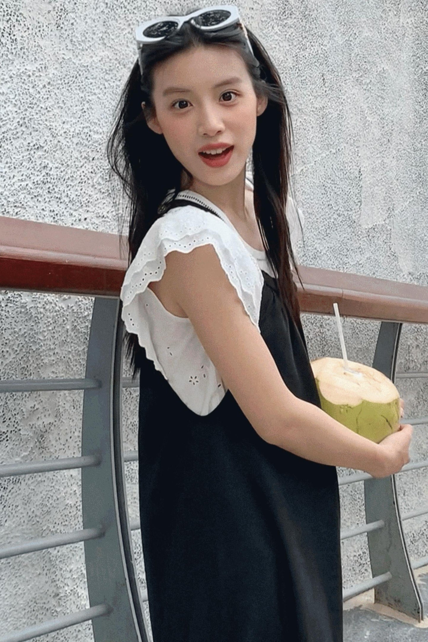 Fruitful Elegance Halter Dress