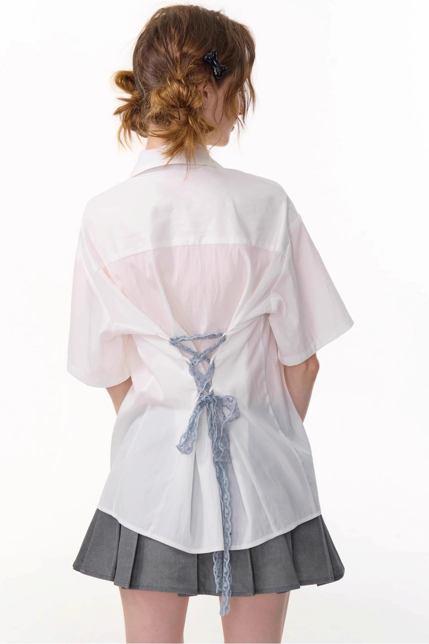 White Short Sleeve Top