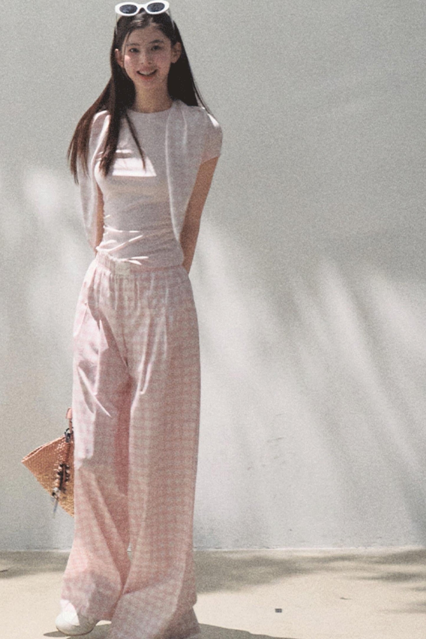 Wide-Leg Tencel Hemp Pants