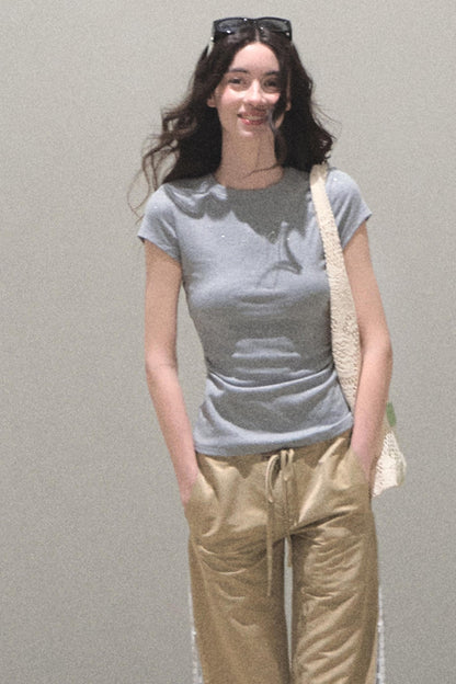 Copper Lace Wide Leg Pants