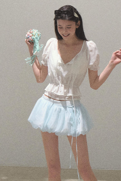 Windfold Bubble Sleeve Shirt