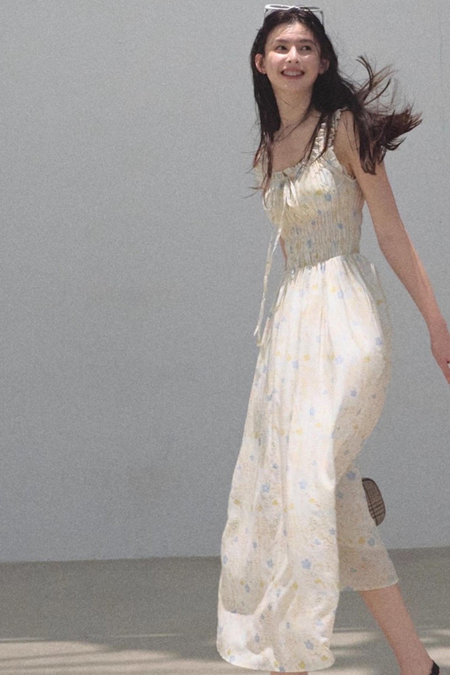 Bubbling Soda Printed Slip Dress