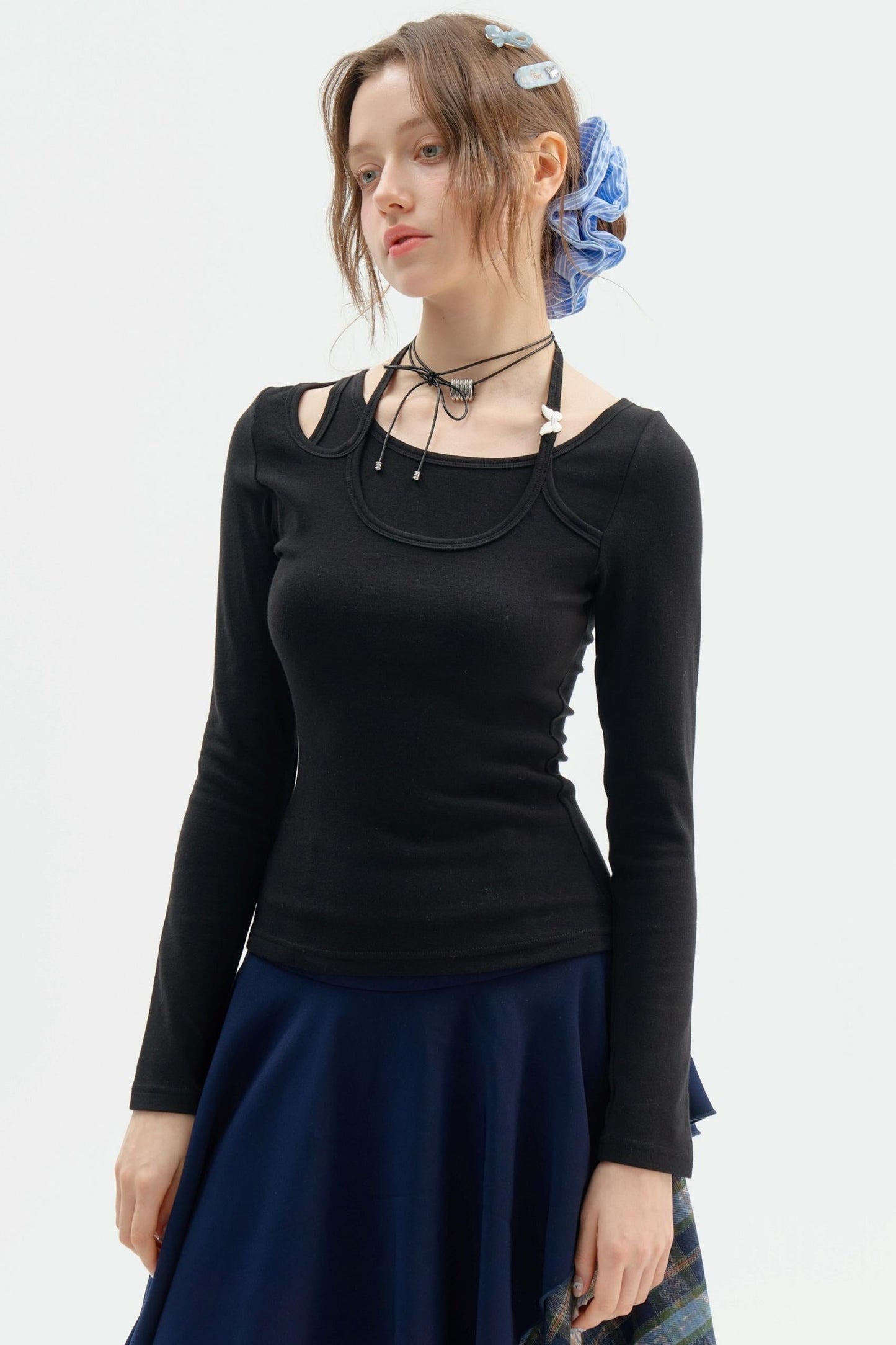 American Retro Knitted Shirt