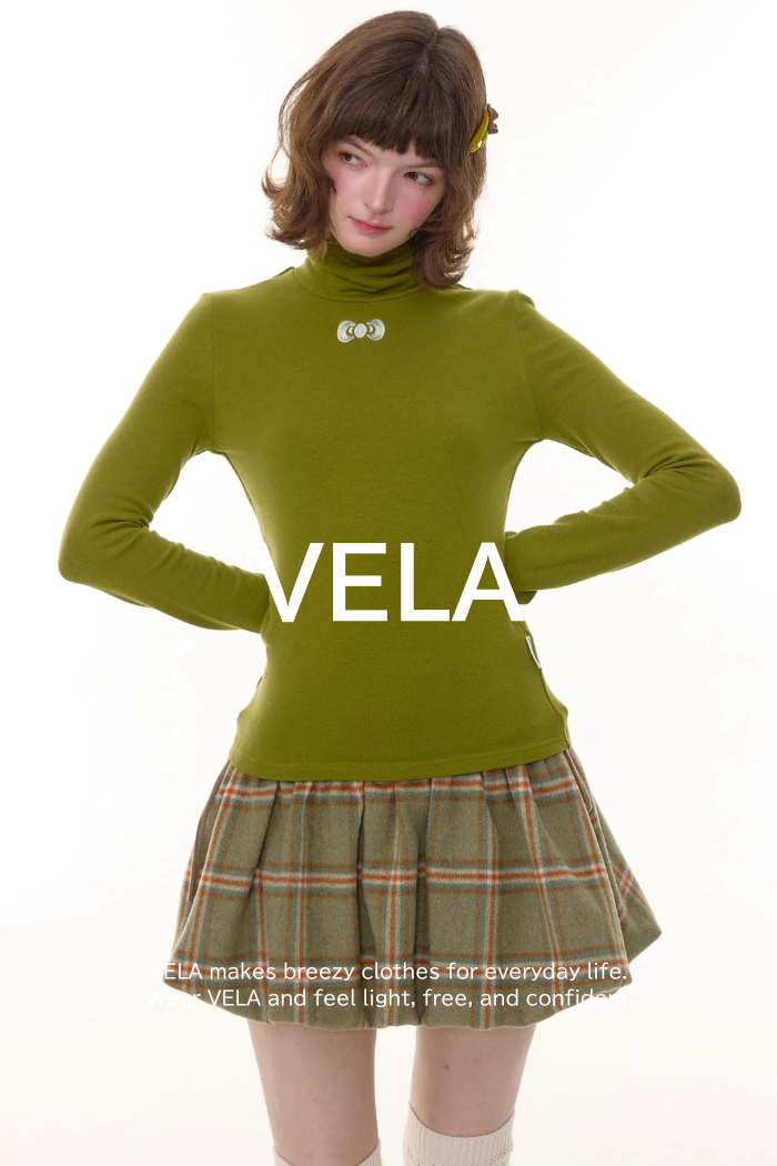 Autumn Retro High Neck Knitted Top