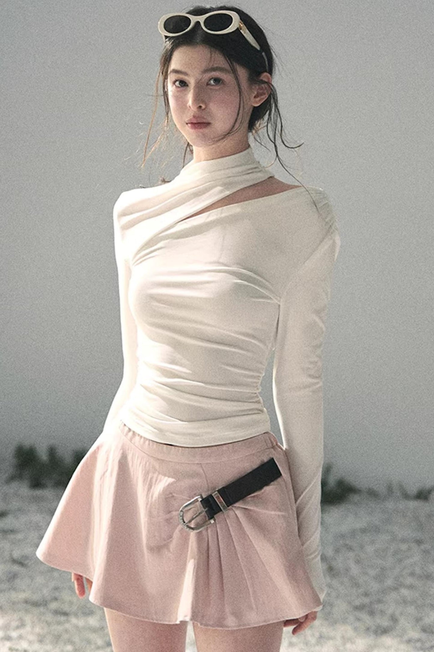 Breathing Tides Commuter Blouse