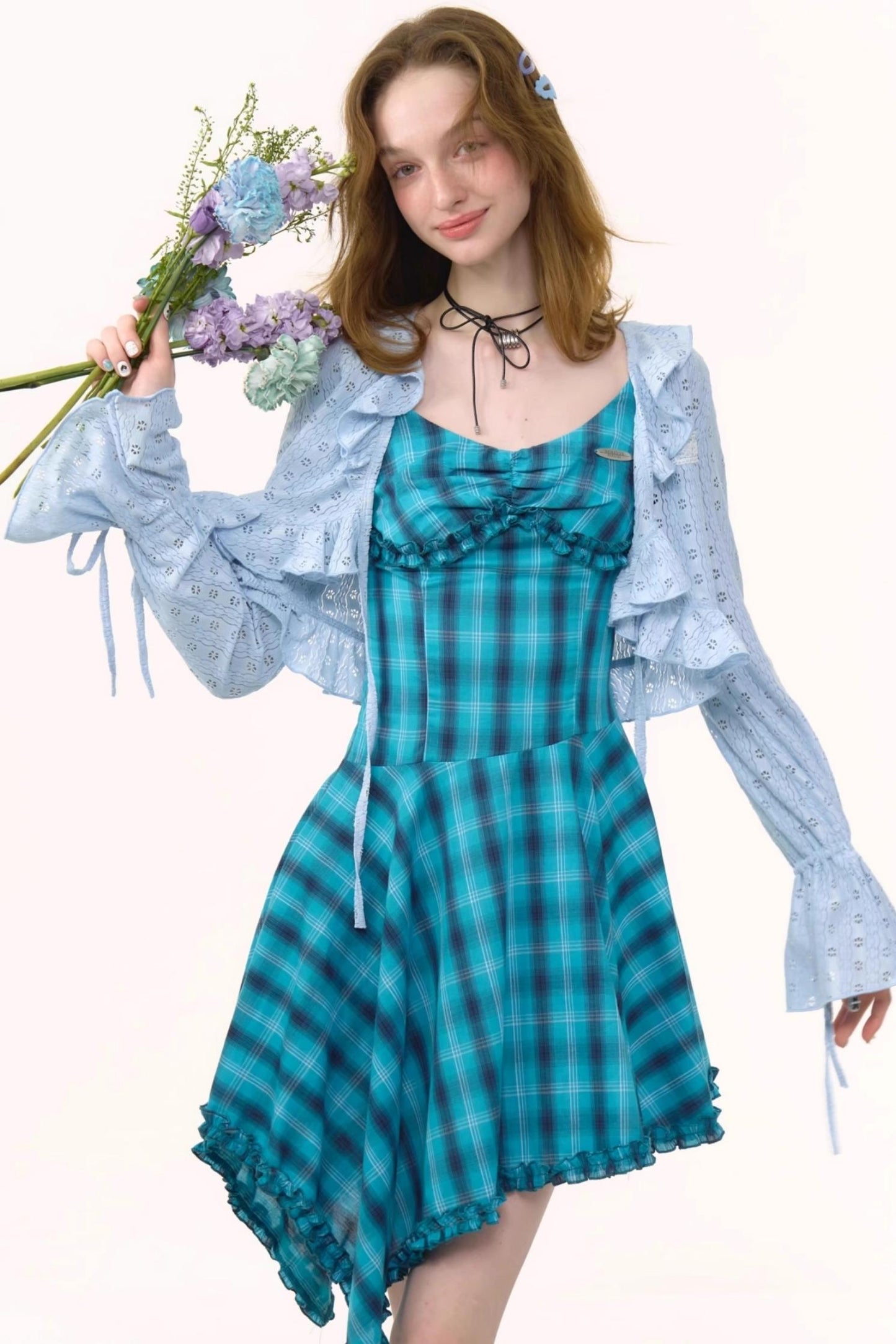 Summer Chic Plaid Dress