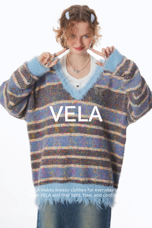 Gentle Vintage Stripe Sweater