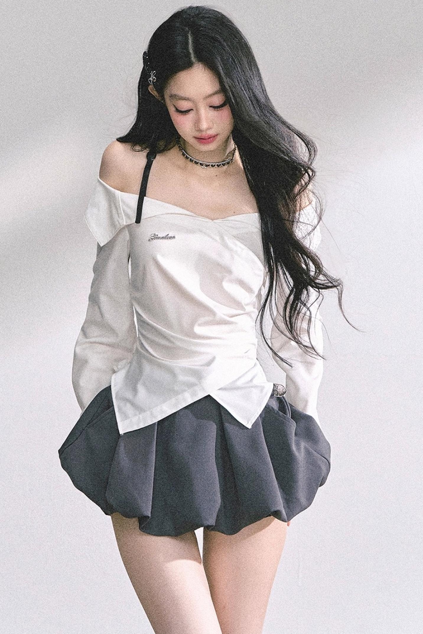 London One-Shoulder Shirt