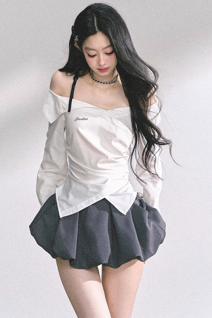 London One-Shoulder Shirt