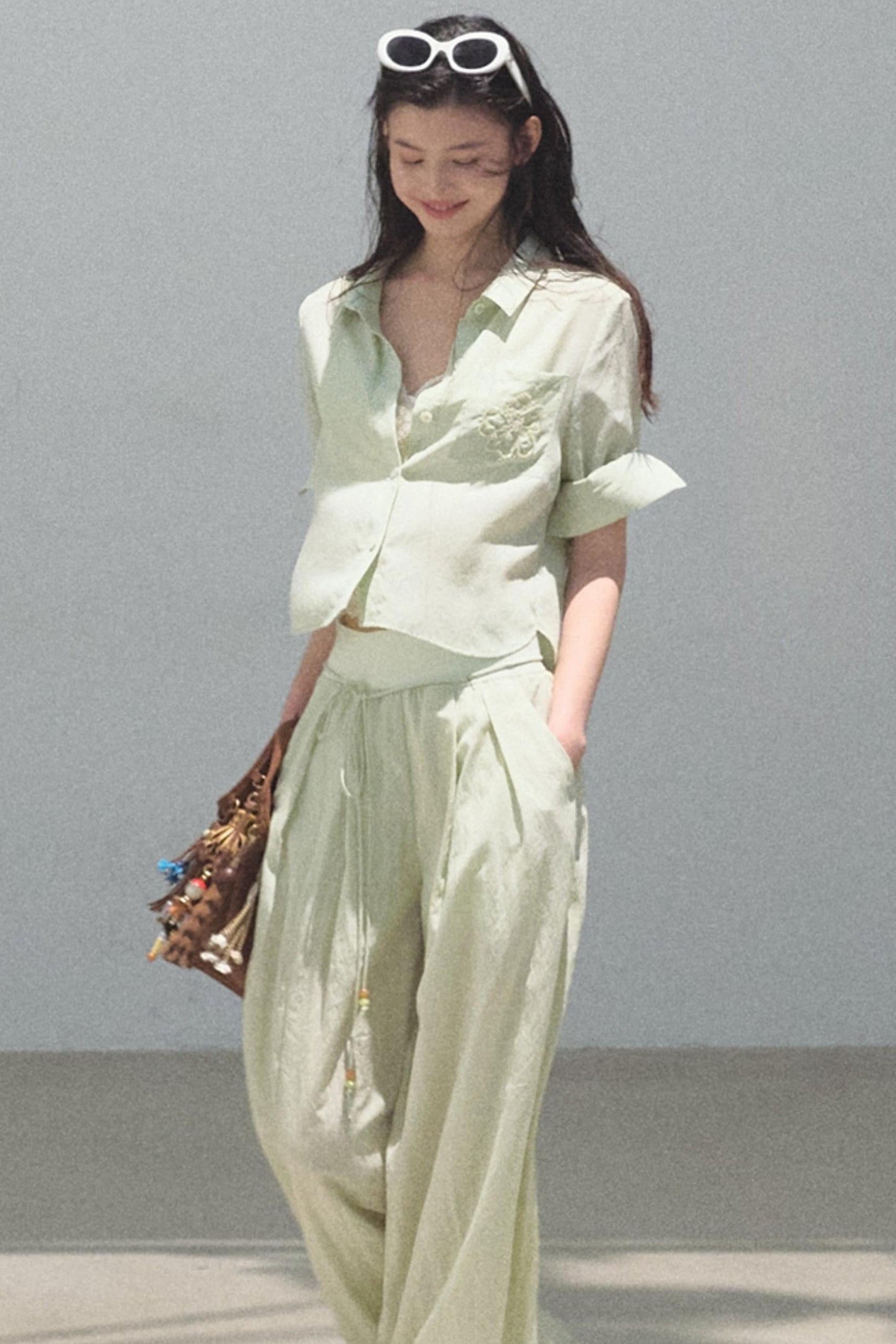 Lake Lyocell Beaded Shirt