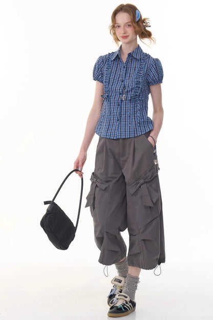 Chic Bow-Waist Trousers