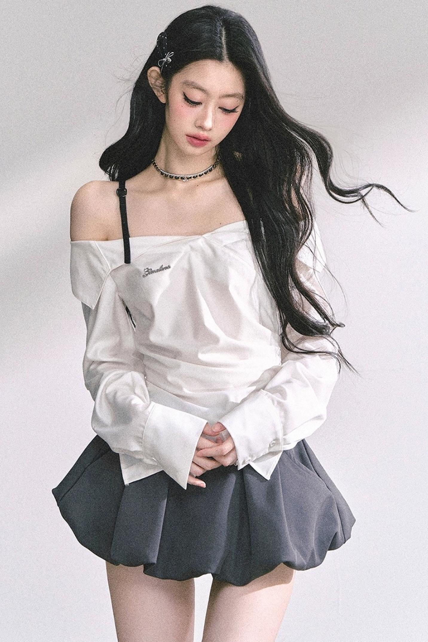 London One-Shoulder Shirt