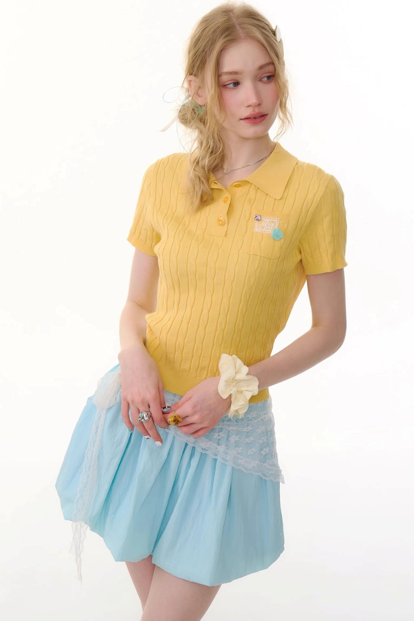 Summer Slim Fit Polo Tee