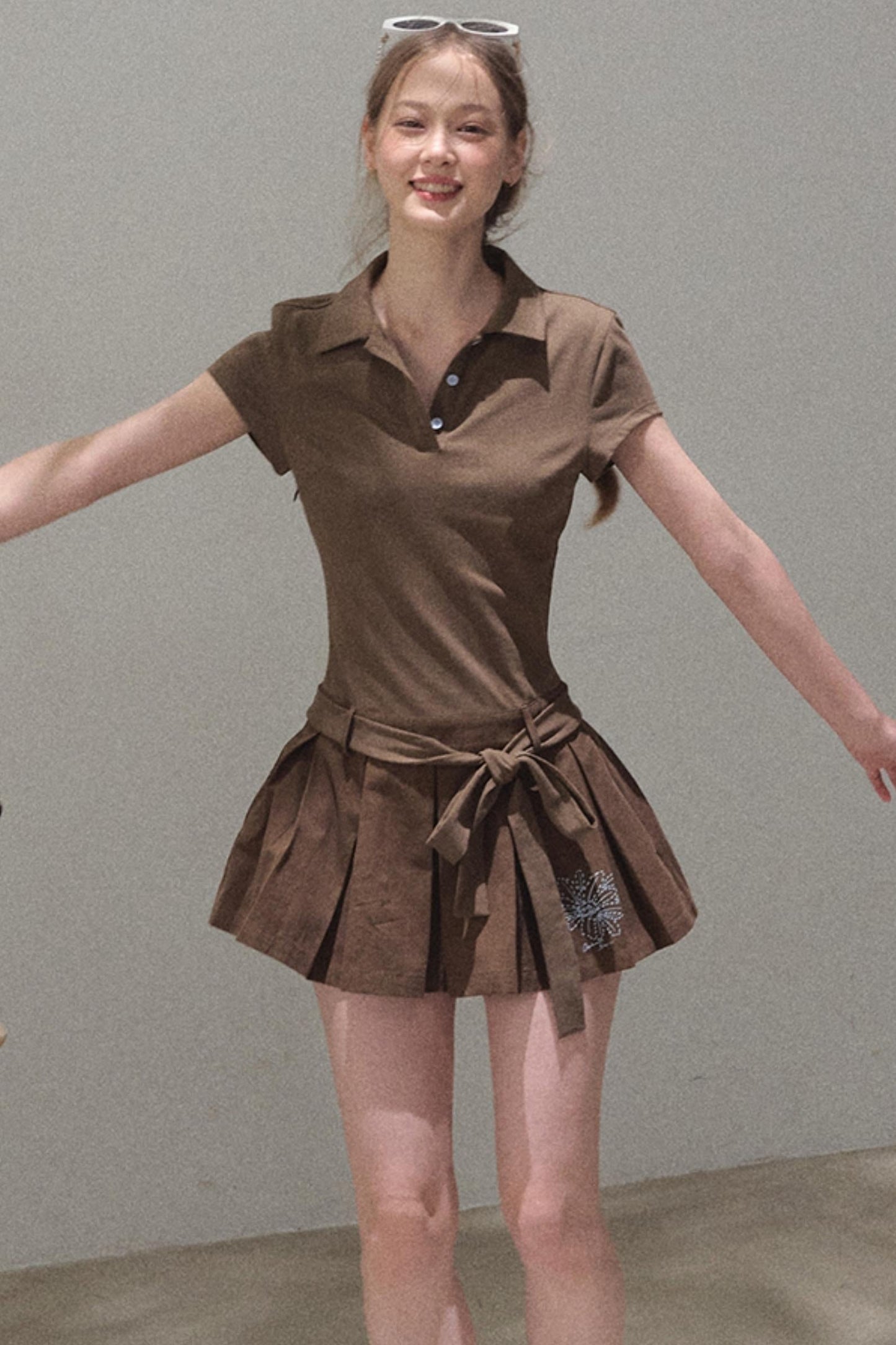 Cool Cotton Polo Skirt Set-Up