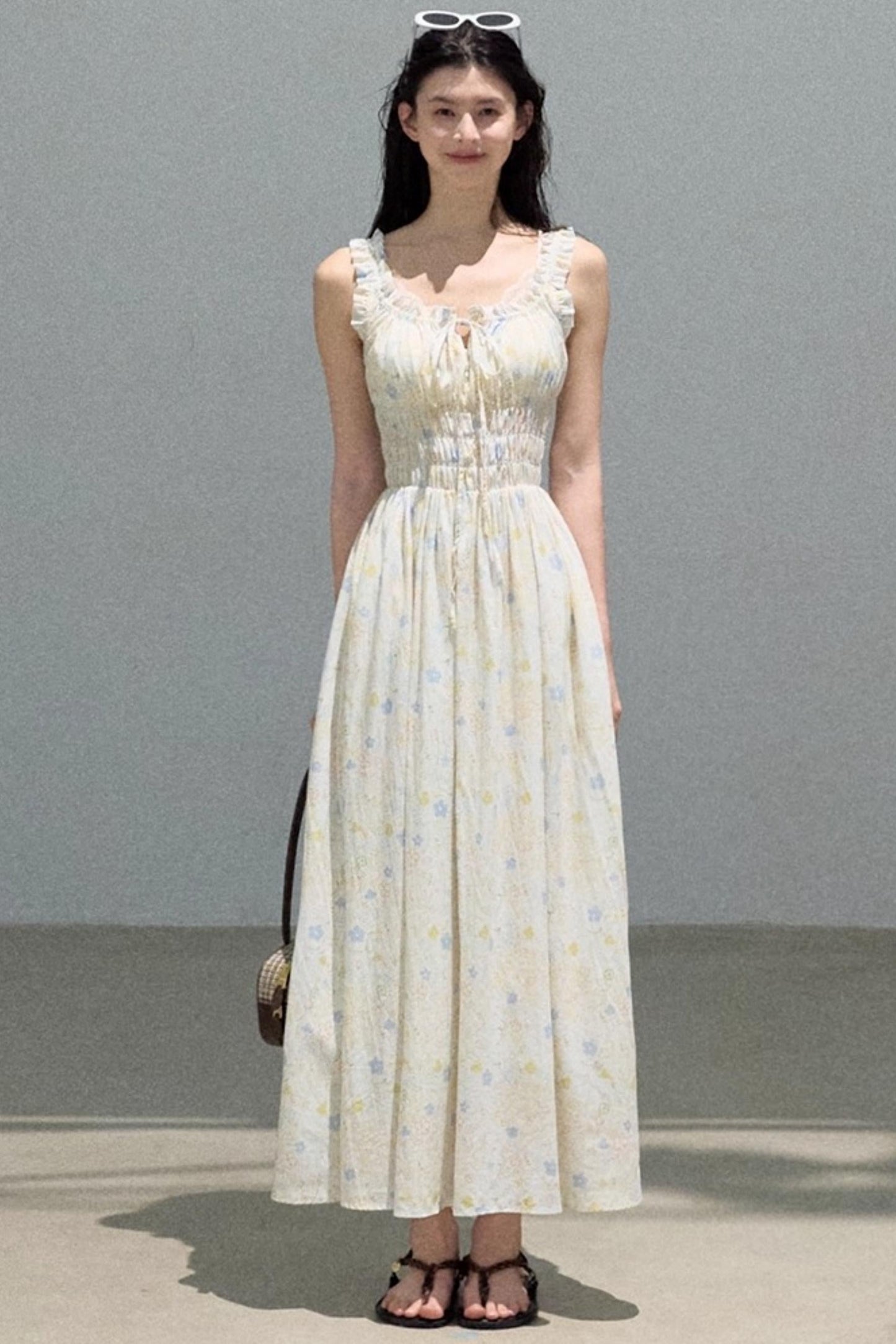 Bubbling Soda Printed Slip Dress