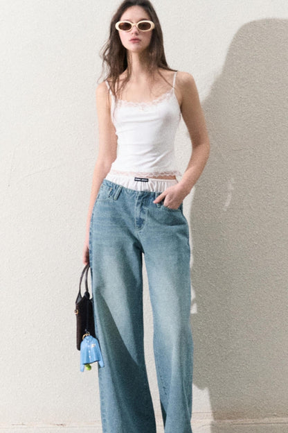 Slim Lace Strap Base Layer Top