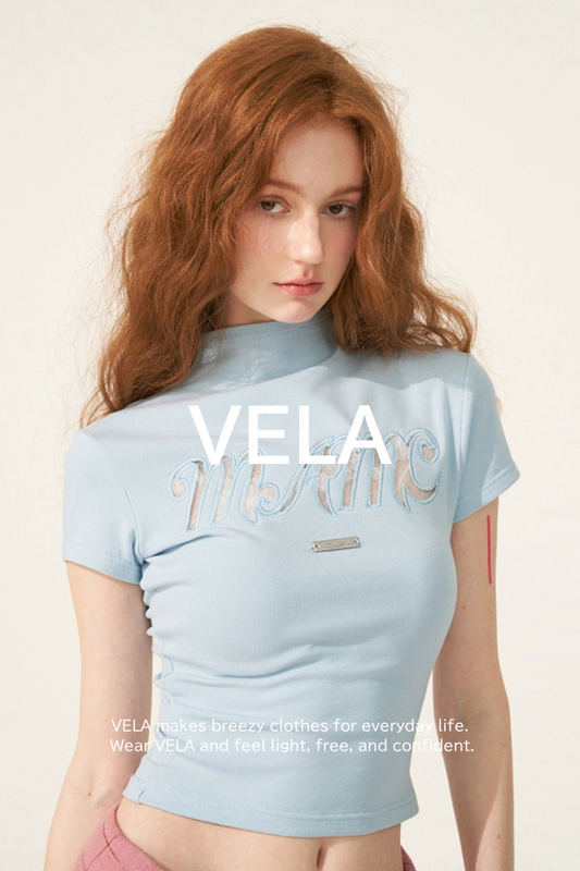 A Lace Lettered Slim Fit Top