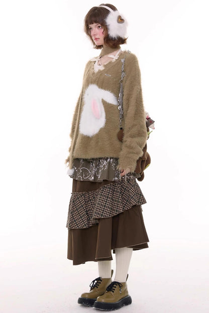 秋冬季高腰显瘦裙