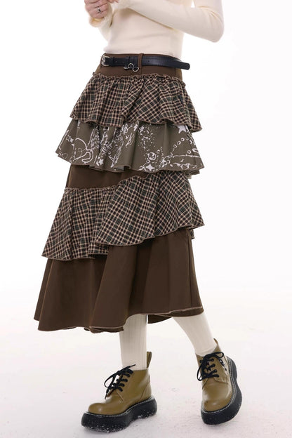 秋冬季高腰显瘦裙