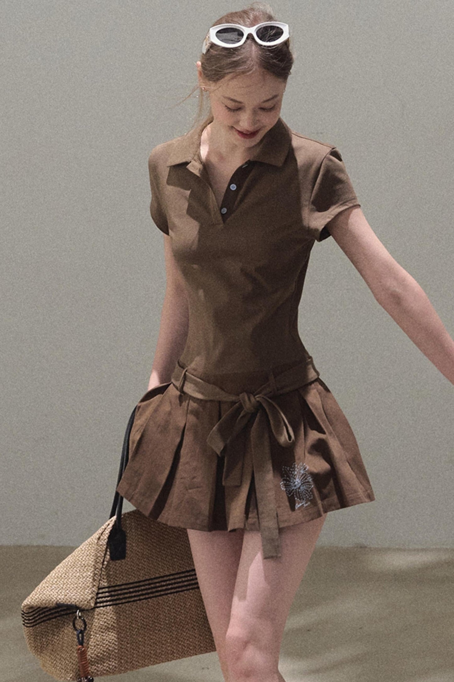 Cool Cotton Polo Skirt Set-Up