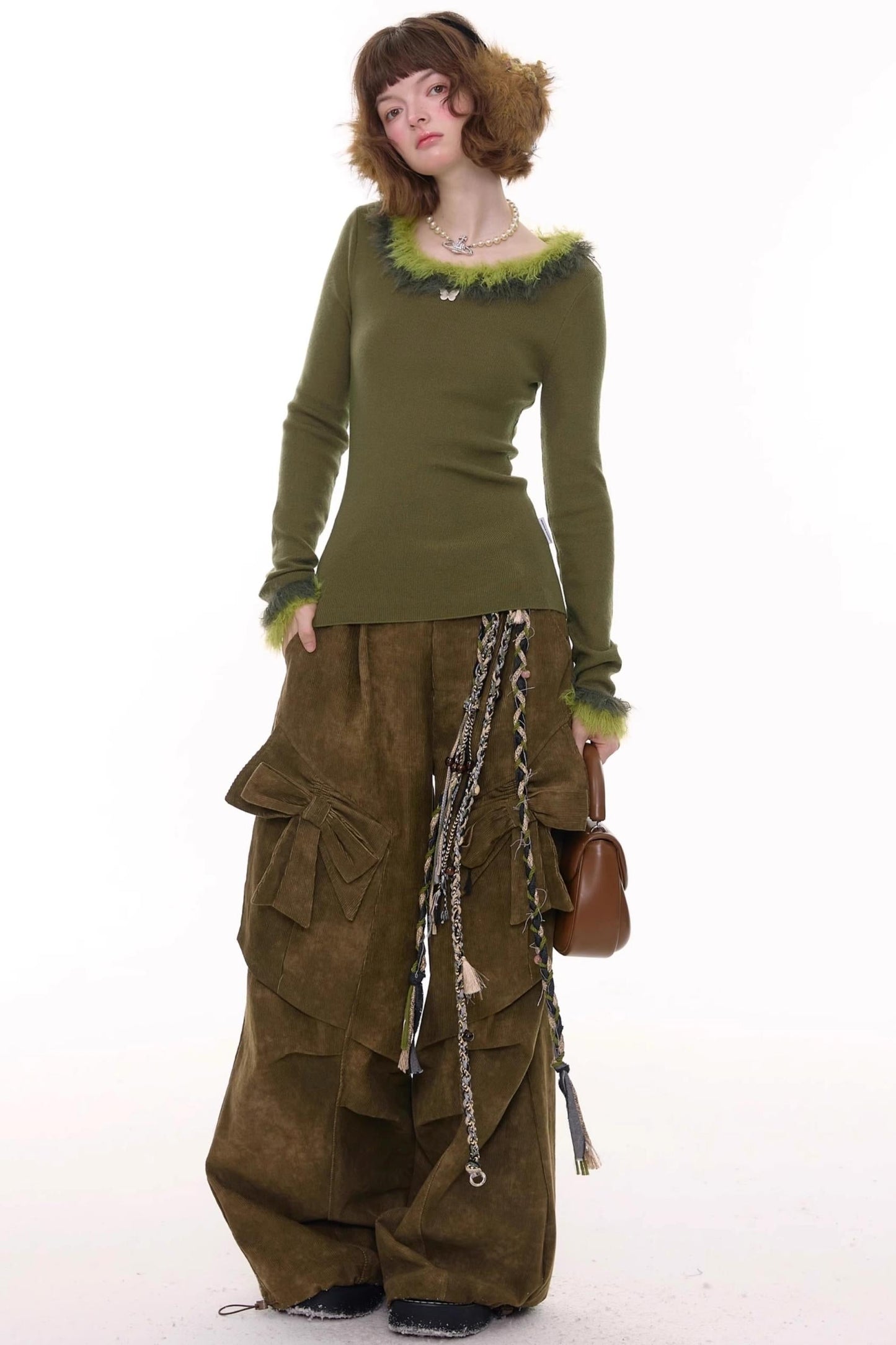 美式复古针织毛衣