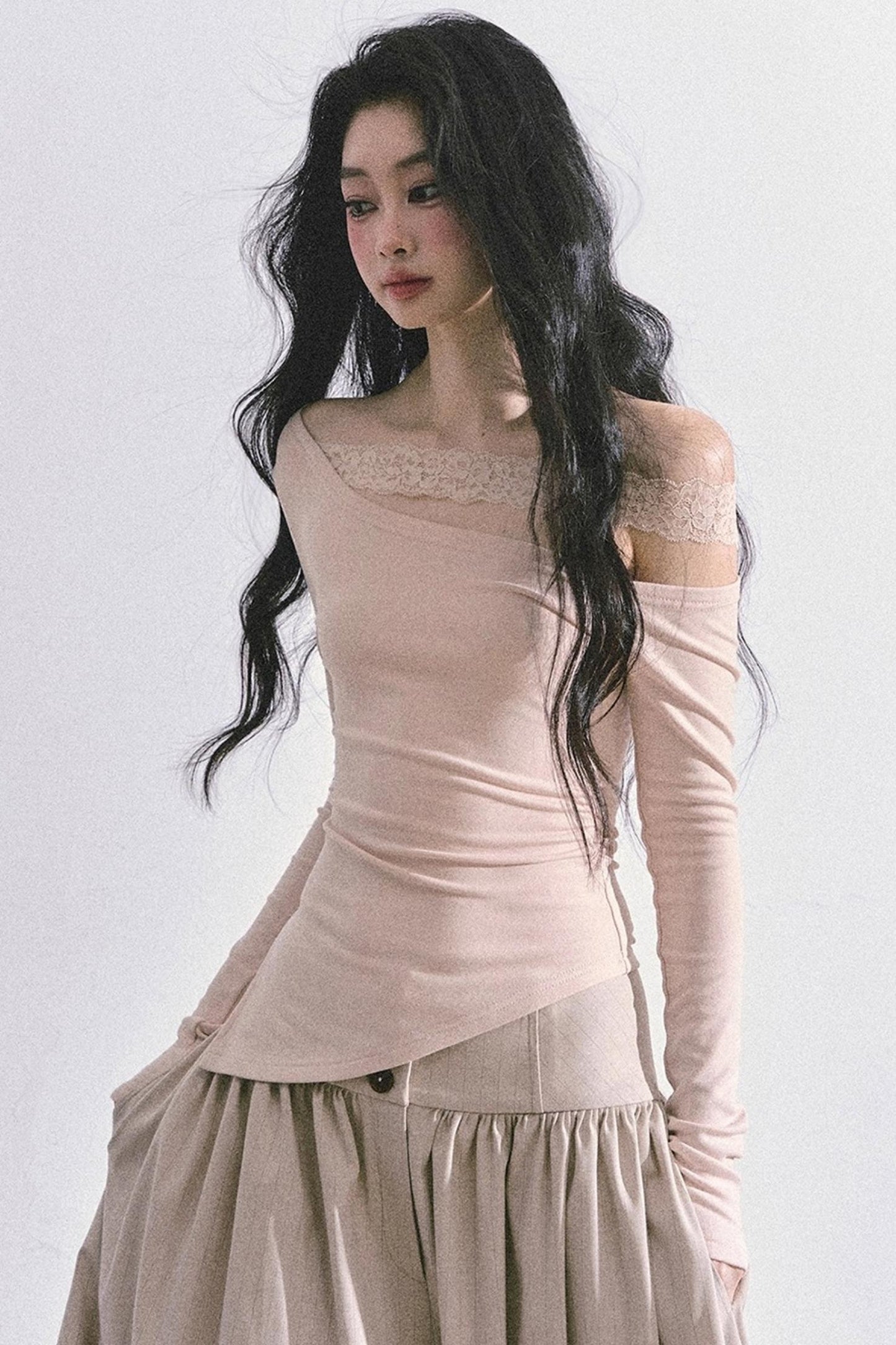 Barbaric Lace Off The Shoulder Top