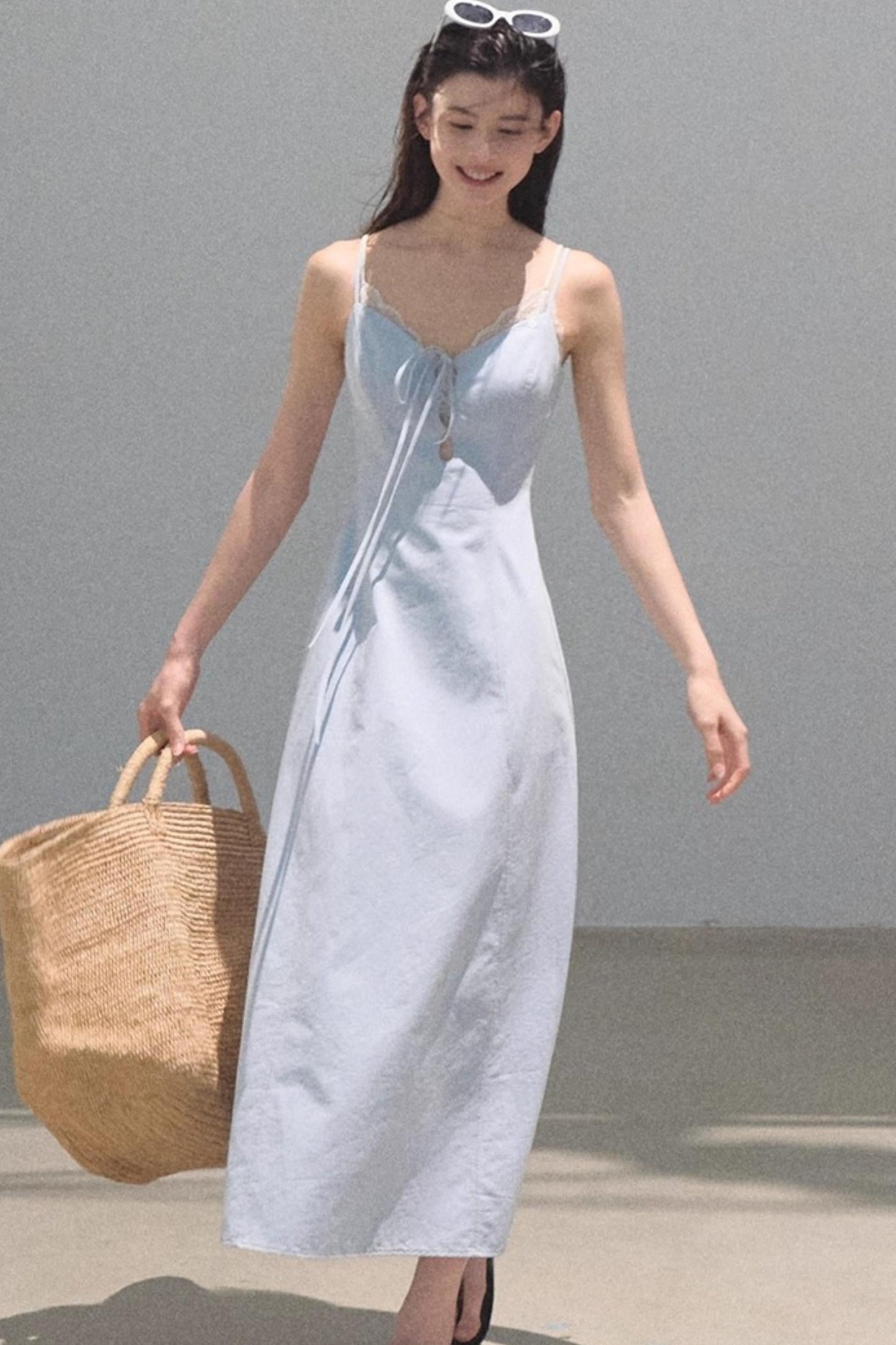 Tranquility Denim Slip Dress