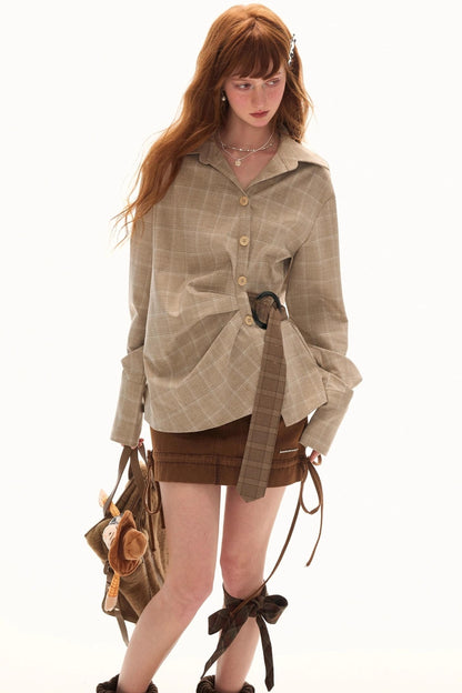 Vintage Slim Short Denim Skirt