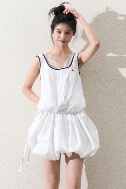 Sporty Chic Bud Skirt Dress