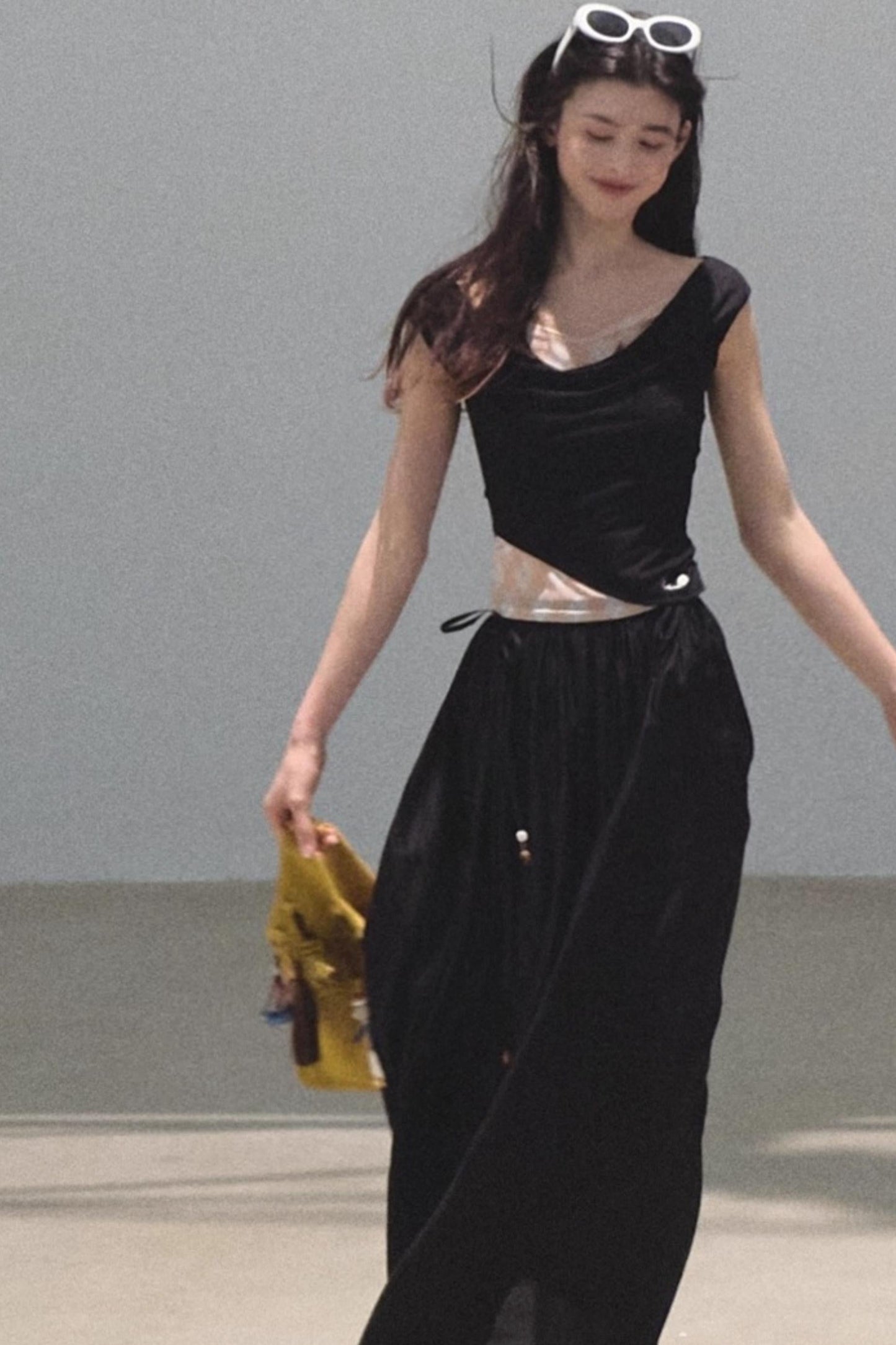 Summer Ruffled Camisole Skirt Set-Up