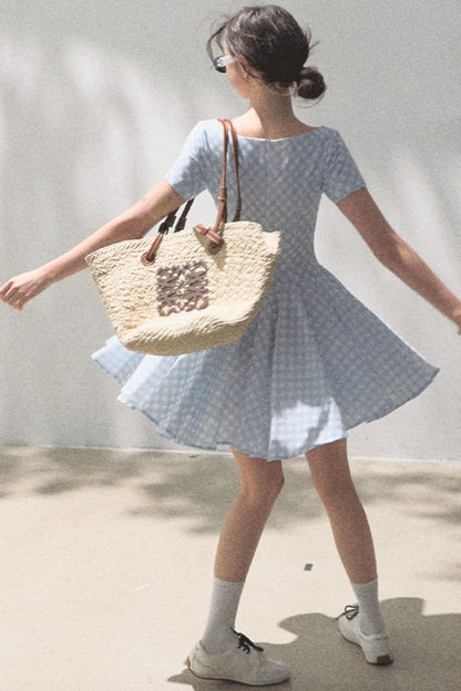 Sweet Bow Tie Mini Dress