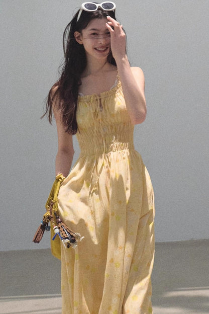 Bubbling Soda Printed Slip Dress