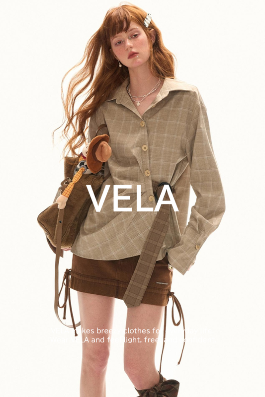 Retro Plaid Long Sleeve Shirt