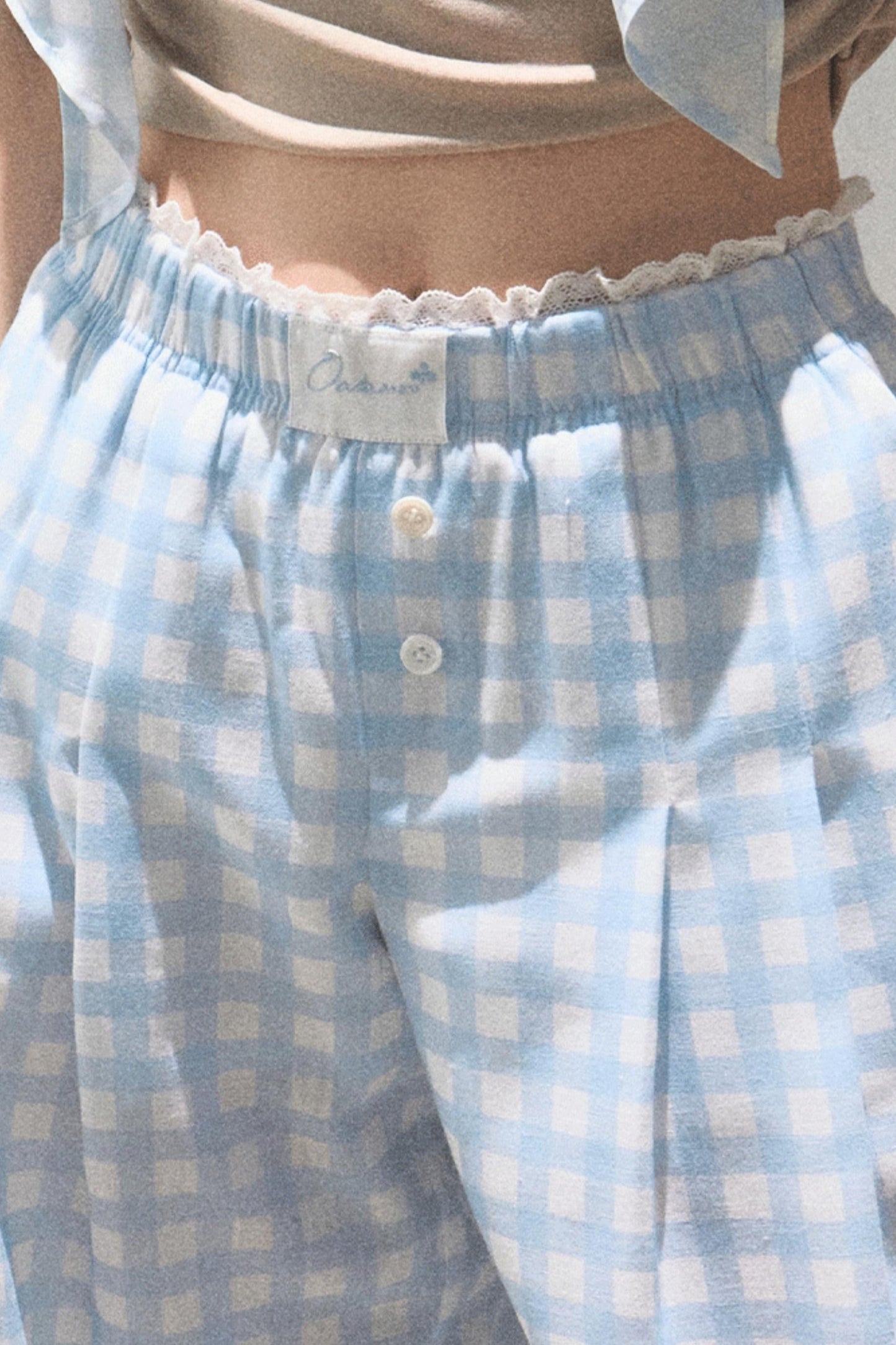 Wide-Leg Tencel Hemp Pants