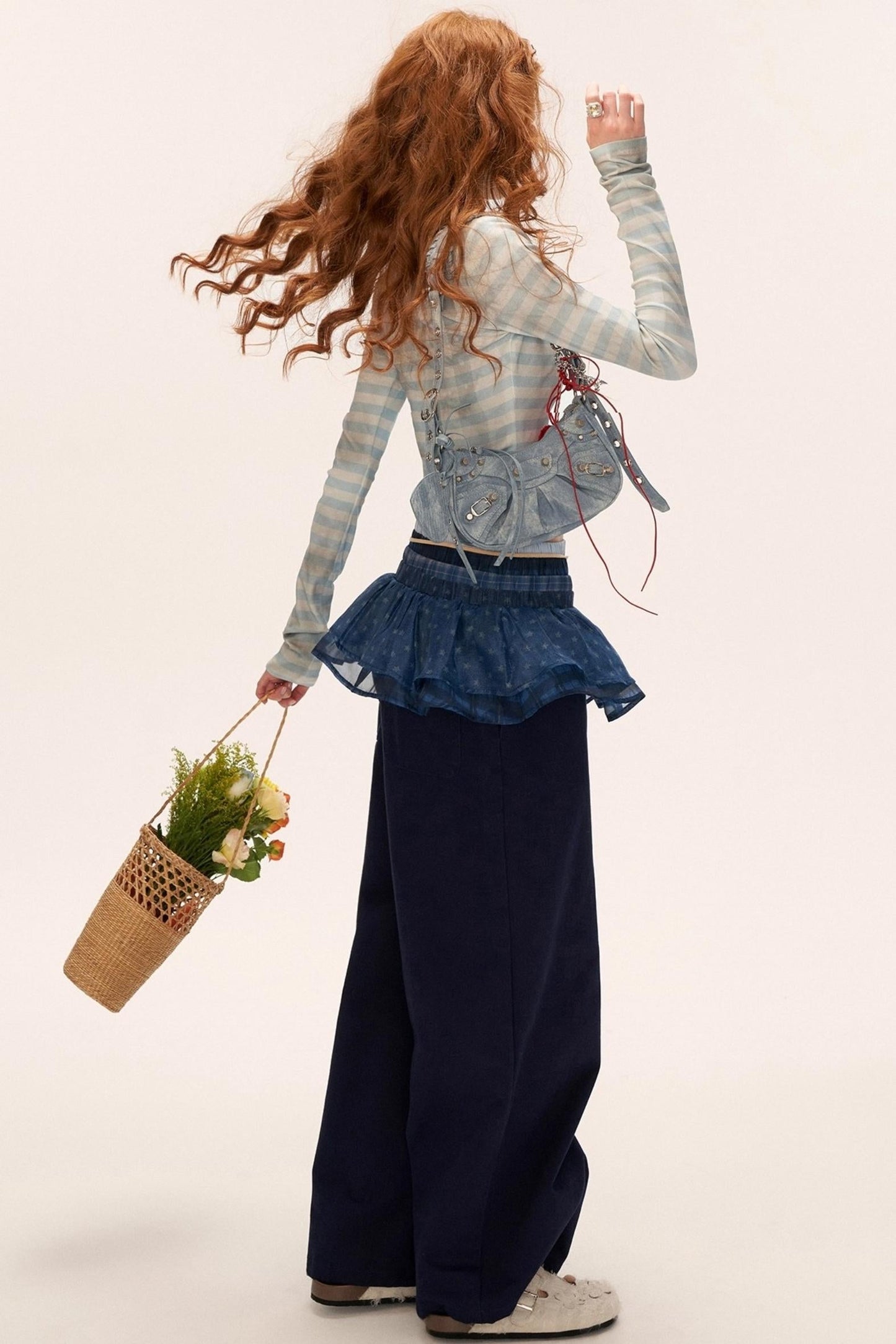 Layered Multi-Waisted Trousers