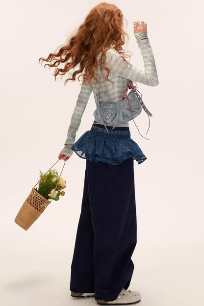 Layered Multi-Waisted Trousers