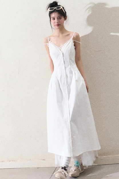 Elegant Waist Slip Dress