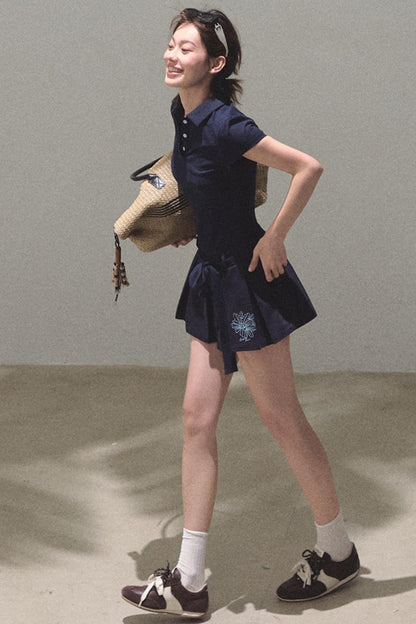 Cool Cotton Polo Skirt Set-Up