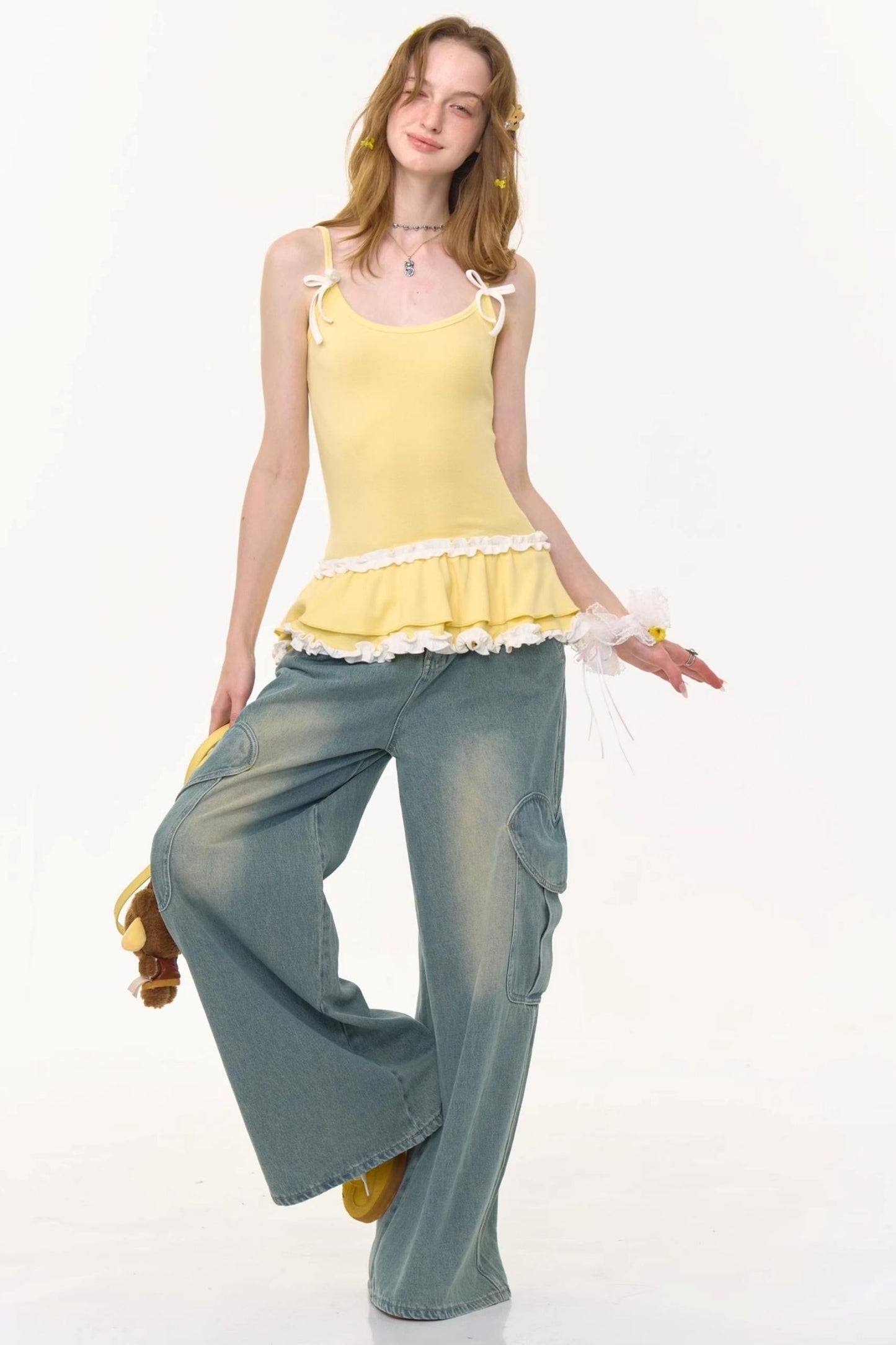 Summer Lace Knit Camisole