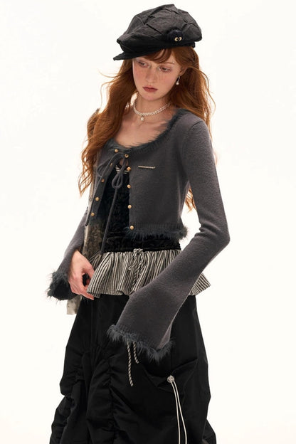 Lazy Gray Wool Sweater