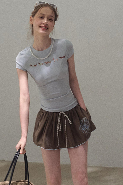 Copper Umbrella Skirt