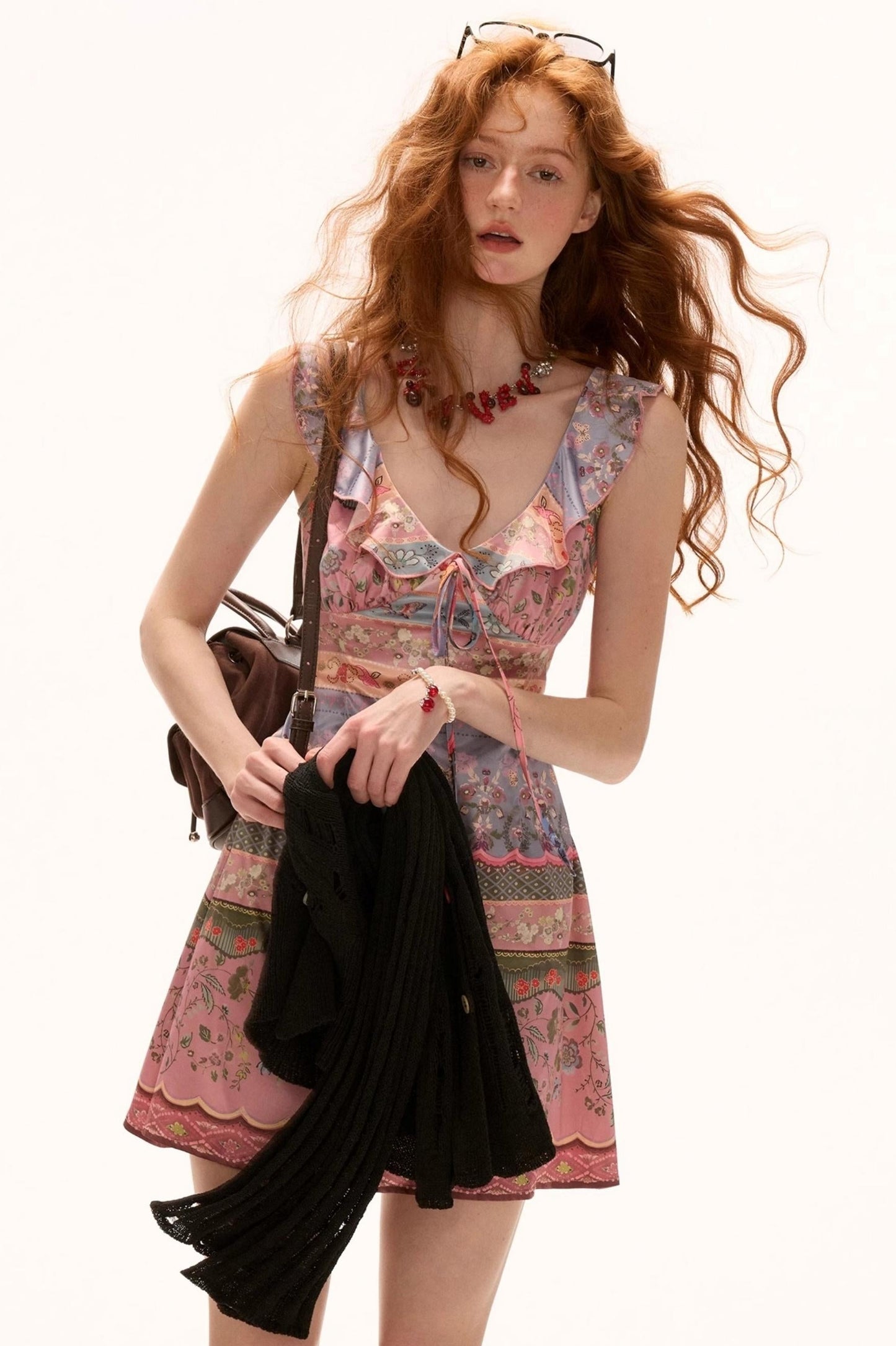 Summer Floral Stripe Dress