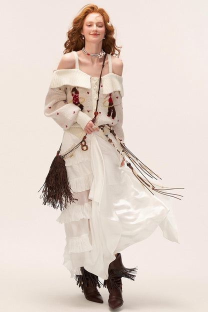 Long-Sleeved Knit Top