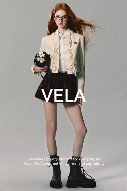 Ancola Red Velvet Heavy Industries Skirt