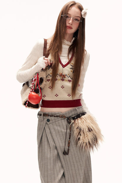 Fair Isle Knit Vest