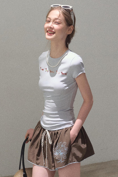 Copper Umbrella Skirt