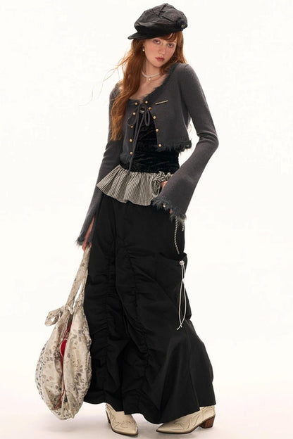 Lazy Gray Wool Sweater