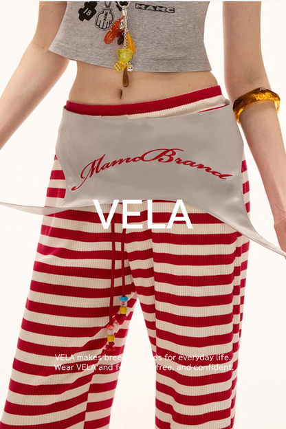 Embroidered Pants Apron