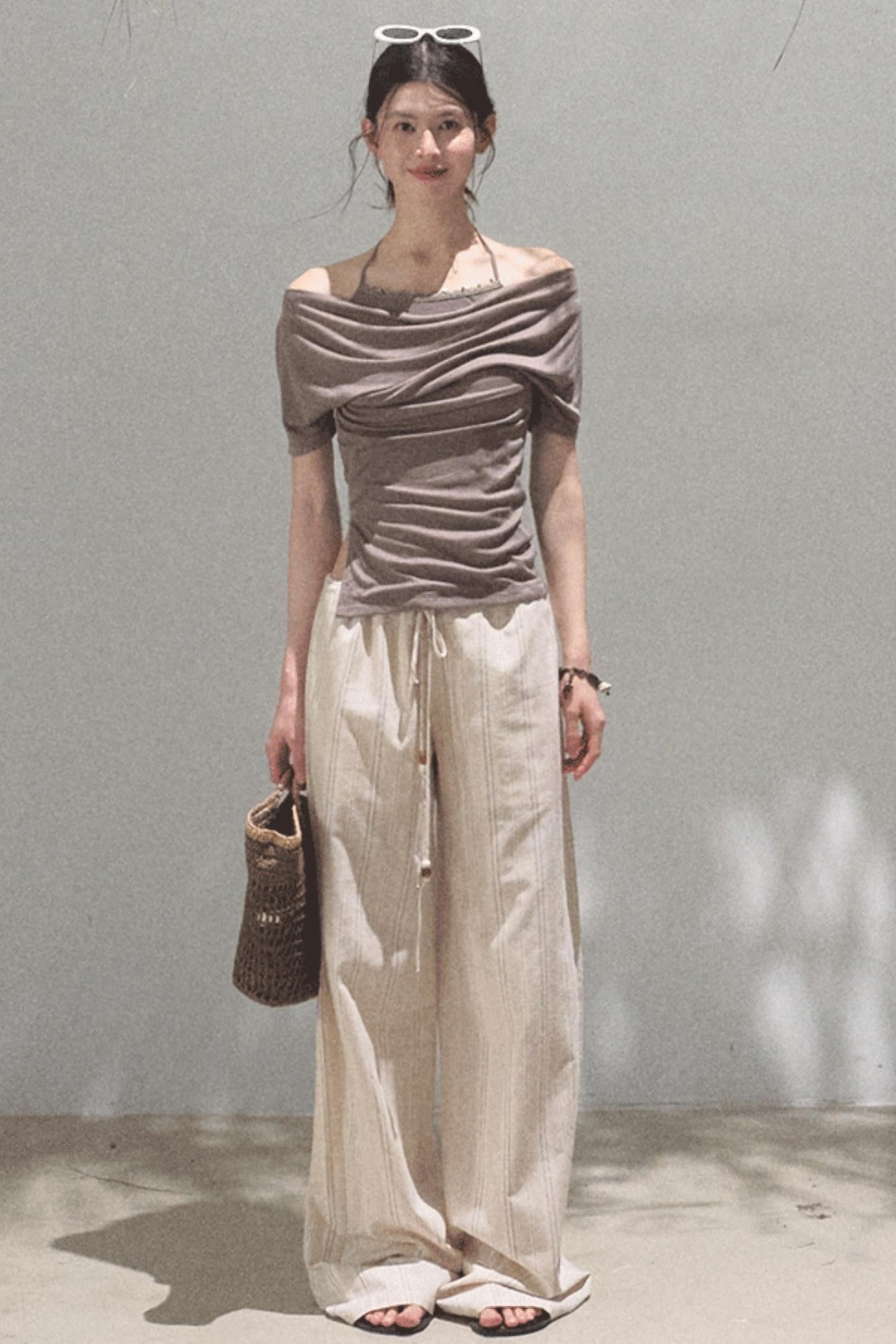 Desert One-Shoulder Top