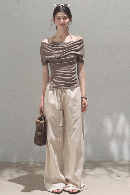 Desert One-Shoulder Top